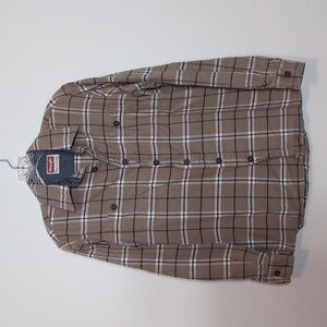 Wrangler Plaid Flannel Button Down